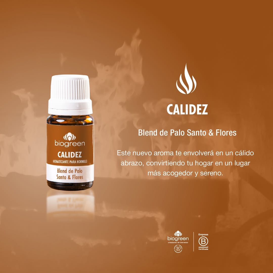 Esencia Aromática Biogreen CALIDEZ