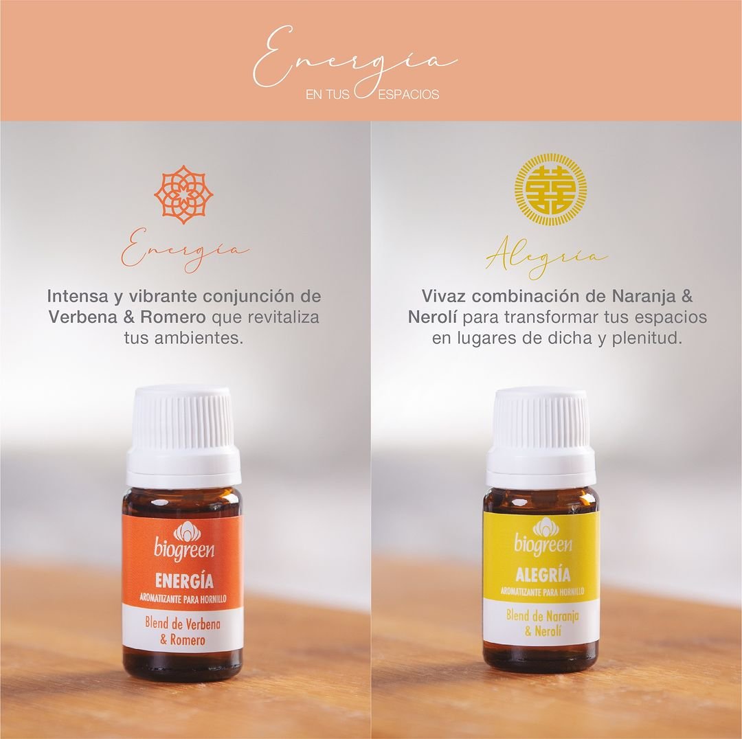 Esencia Aromática Biogreen ENERGIA