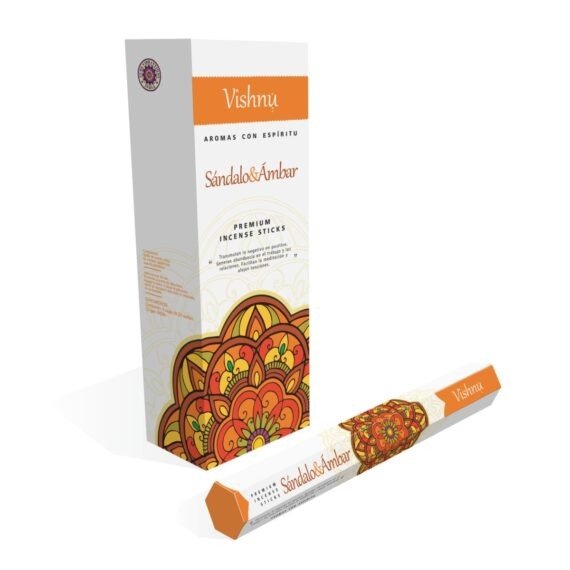 Sahumerio Vishnu (20v) SANDALO AMBAR