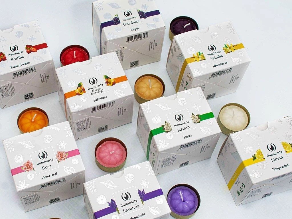 Velas Cubo Aromáticas