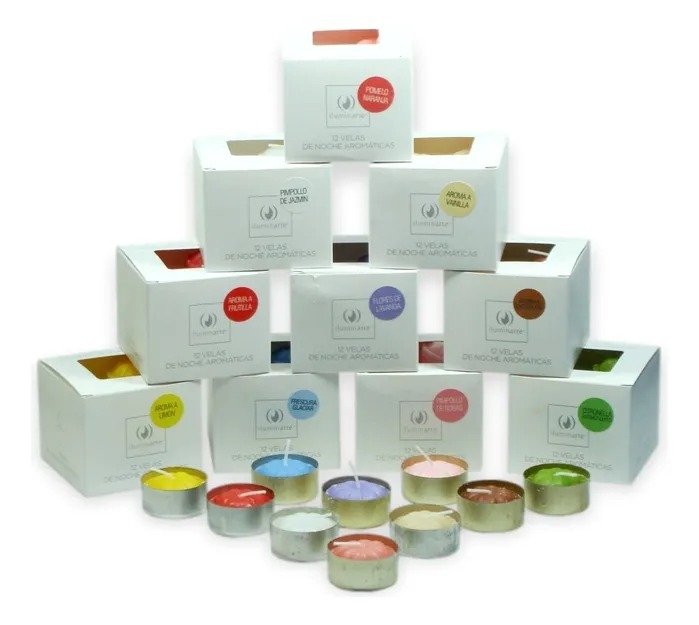 Velas Cubo Aromáticas