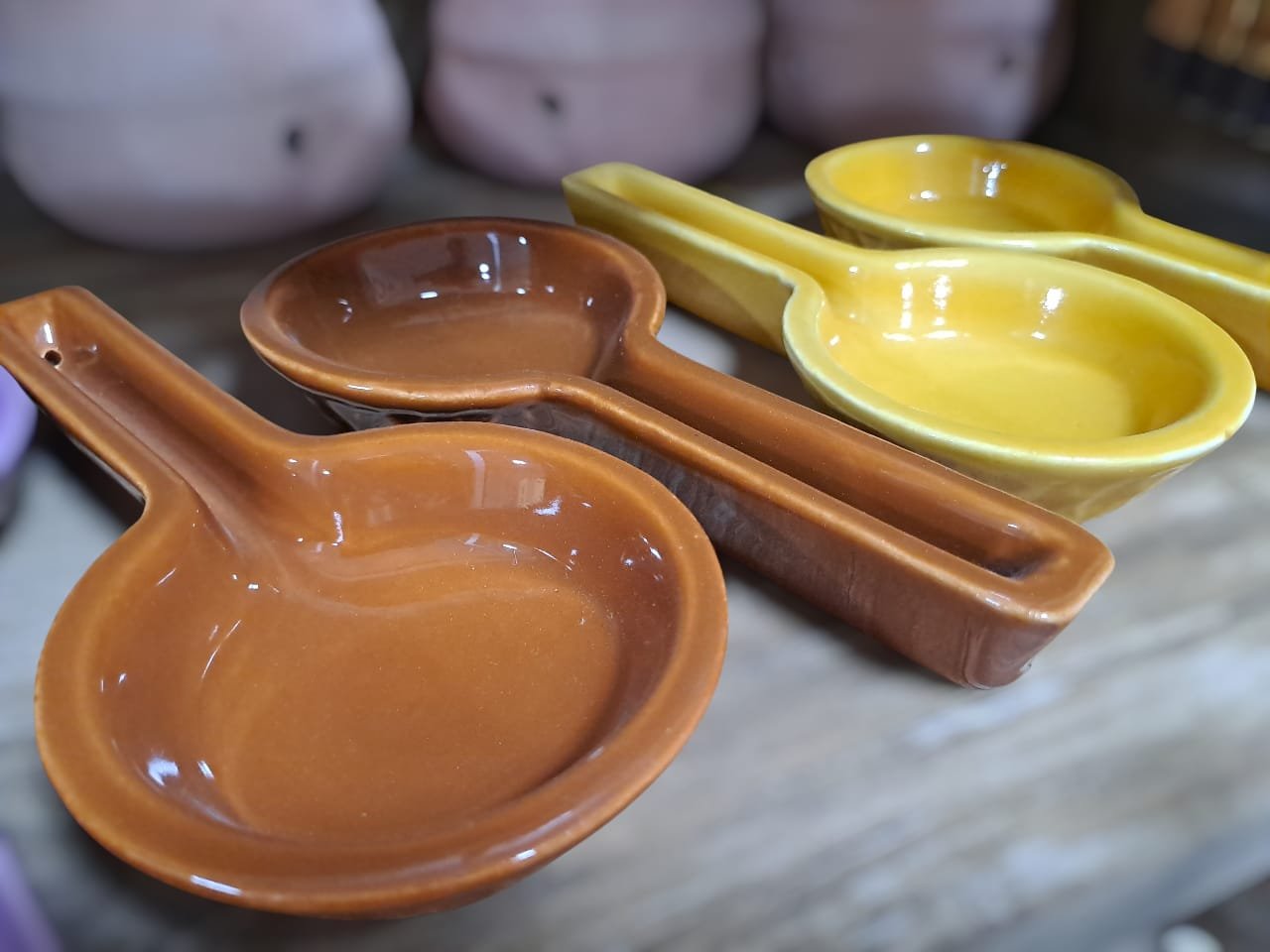 Sahumador Esmaltado AMARILLO