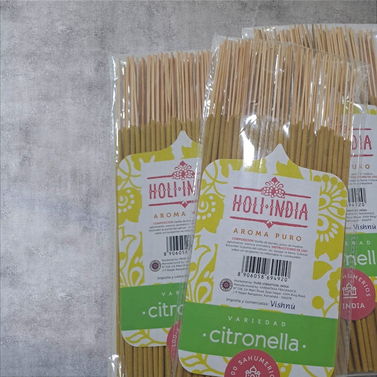 Sahumerios Holi India CITRONELLA (100 unid)